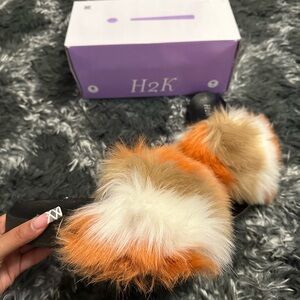 Multicolor Faux Fur Slides